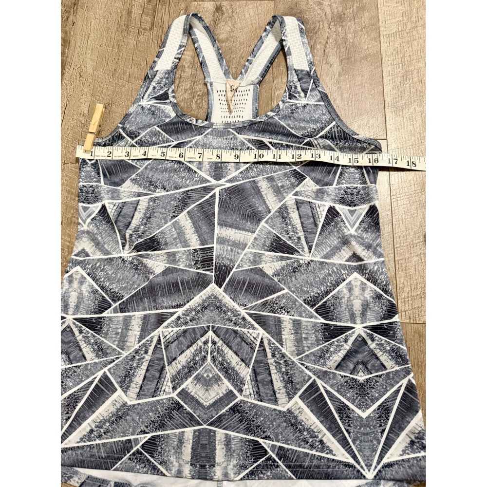 Champion C9 Women's Grey Geometric Racerback Mesh Activewear Tank Top S - Picture 2 of 5